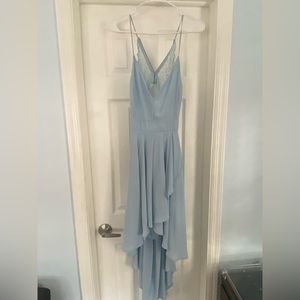 Light Blue High Low Dress